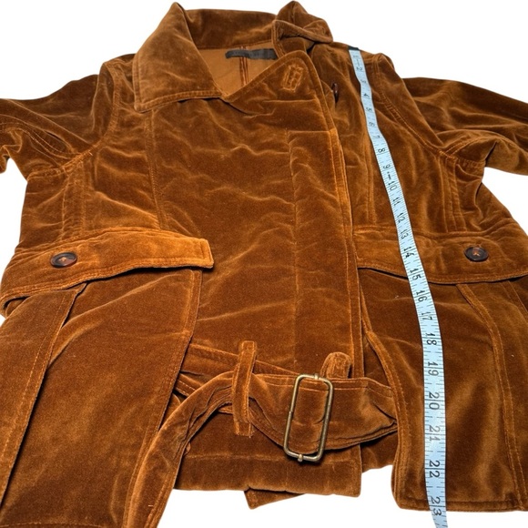 Free People x Nicholas K Velvet Turin Jacket In Sienna - Picture 13 of 16